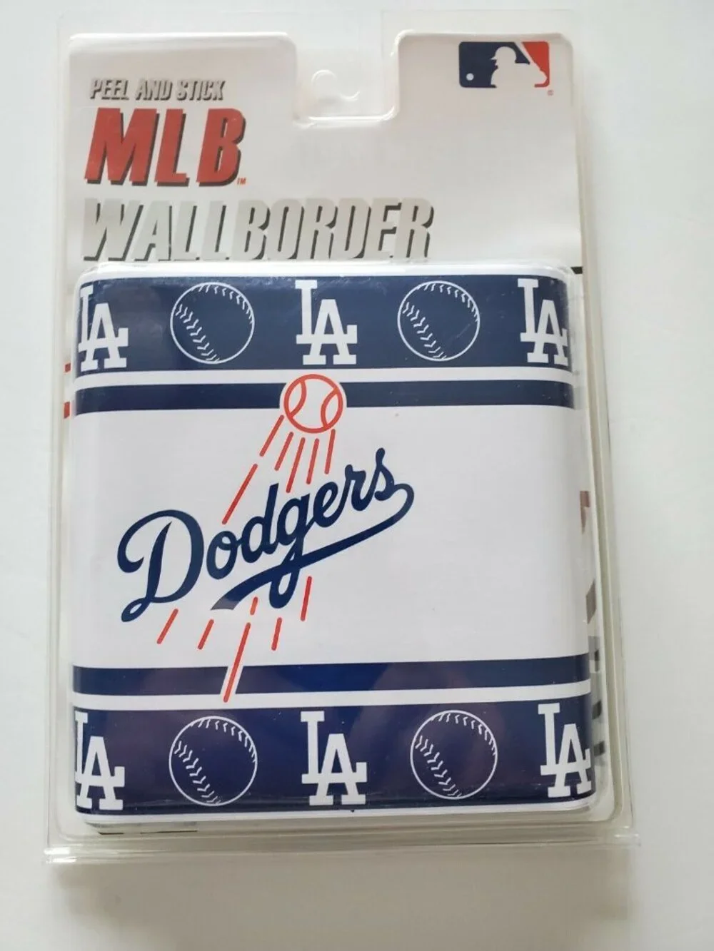 LOS ANGELES DODGERS MLB PEEL & STICK WALLPAPER BORDER. NEW